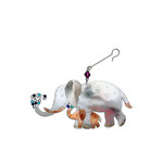 Pilgrim Imports Mama & Baby Elephant Ornament