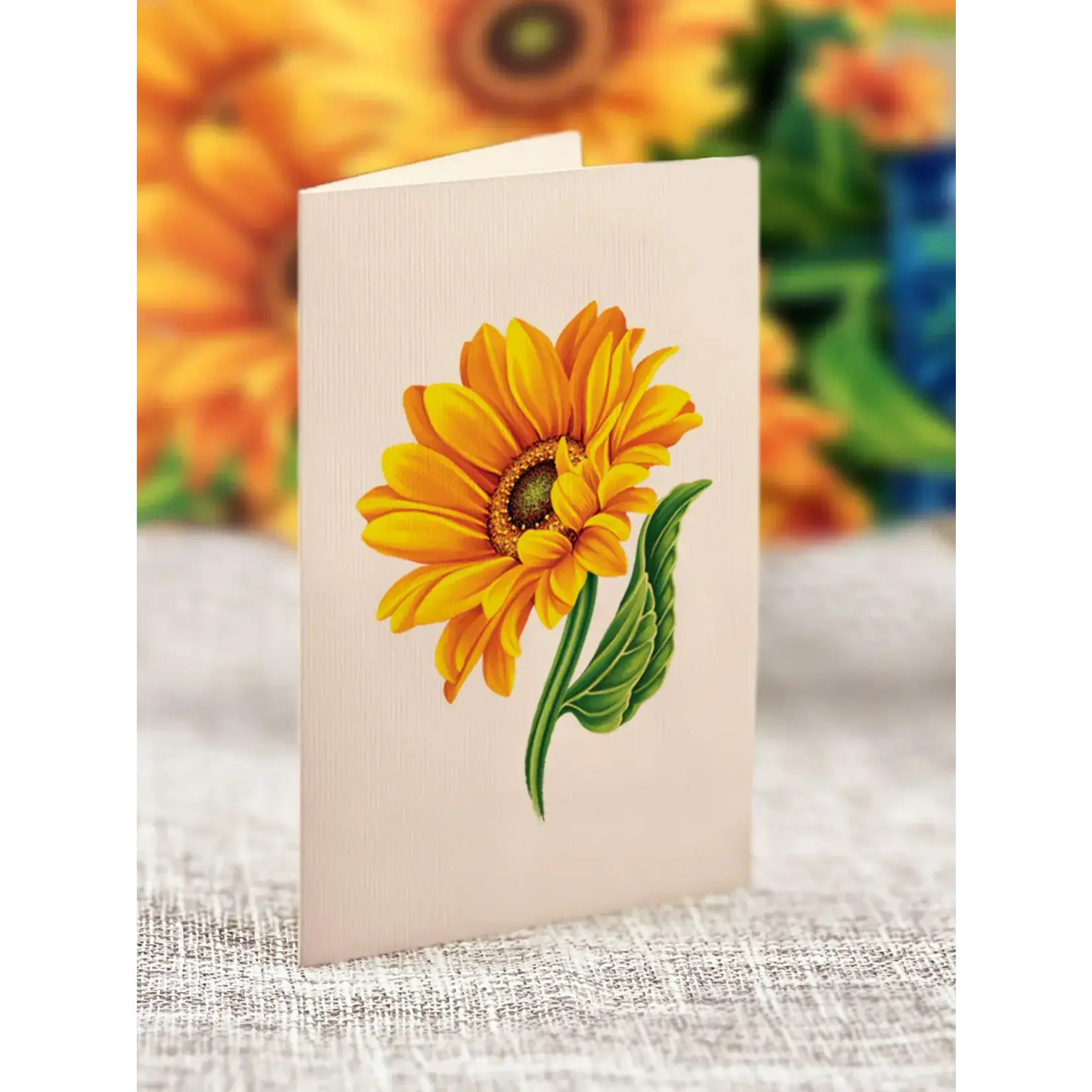 FreshCut Paper Sunflowers Pop Up Bouquet
