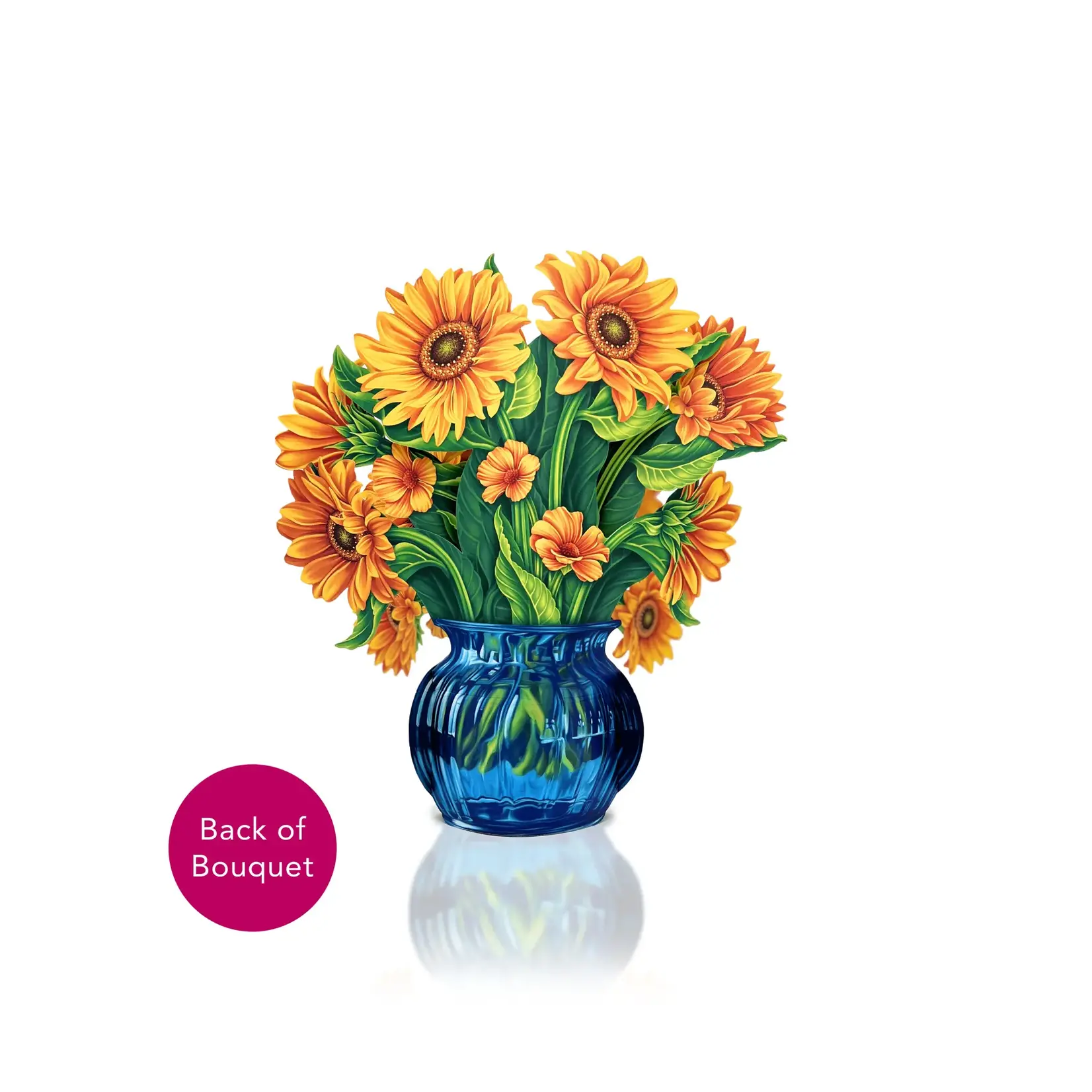 FreshCut Paper Sunflowers Pop Up Bouquet