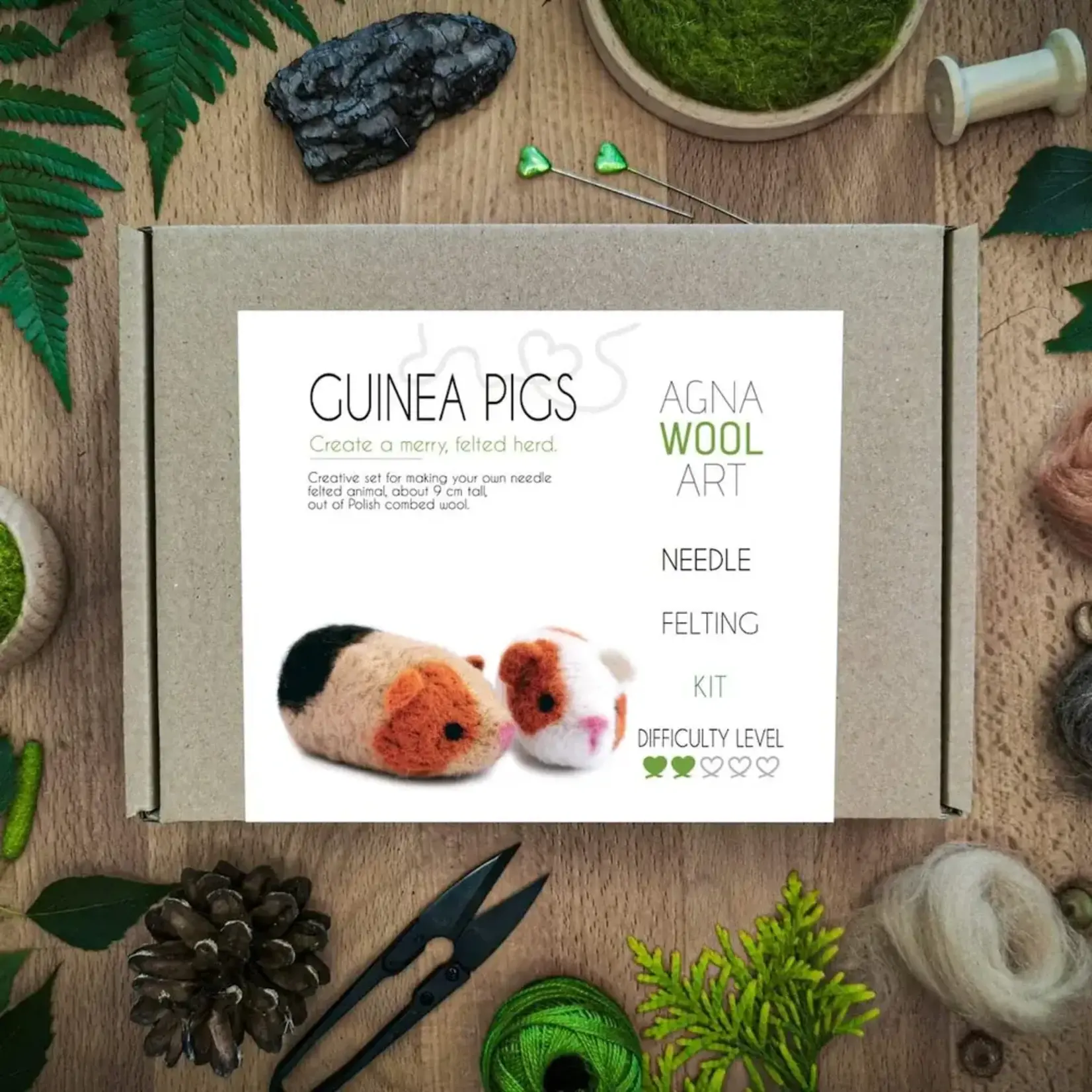 Benzie Design Guinea Pigs Felting Kit