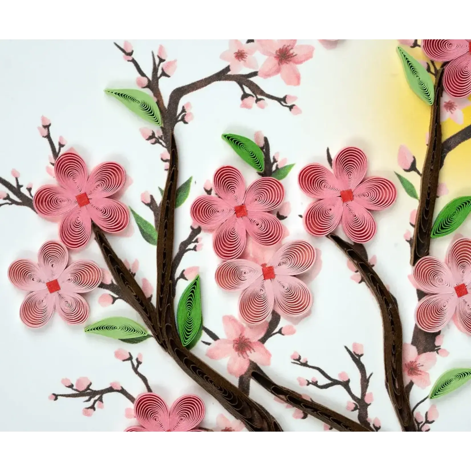 Quilling Cards Cherry Blossoms Quilled Card