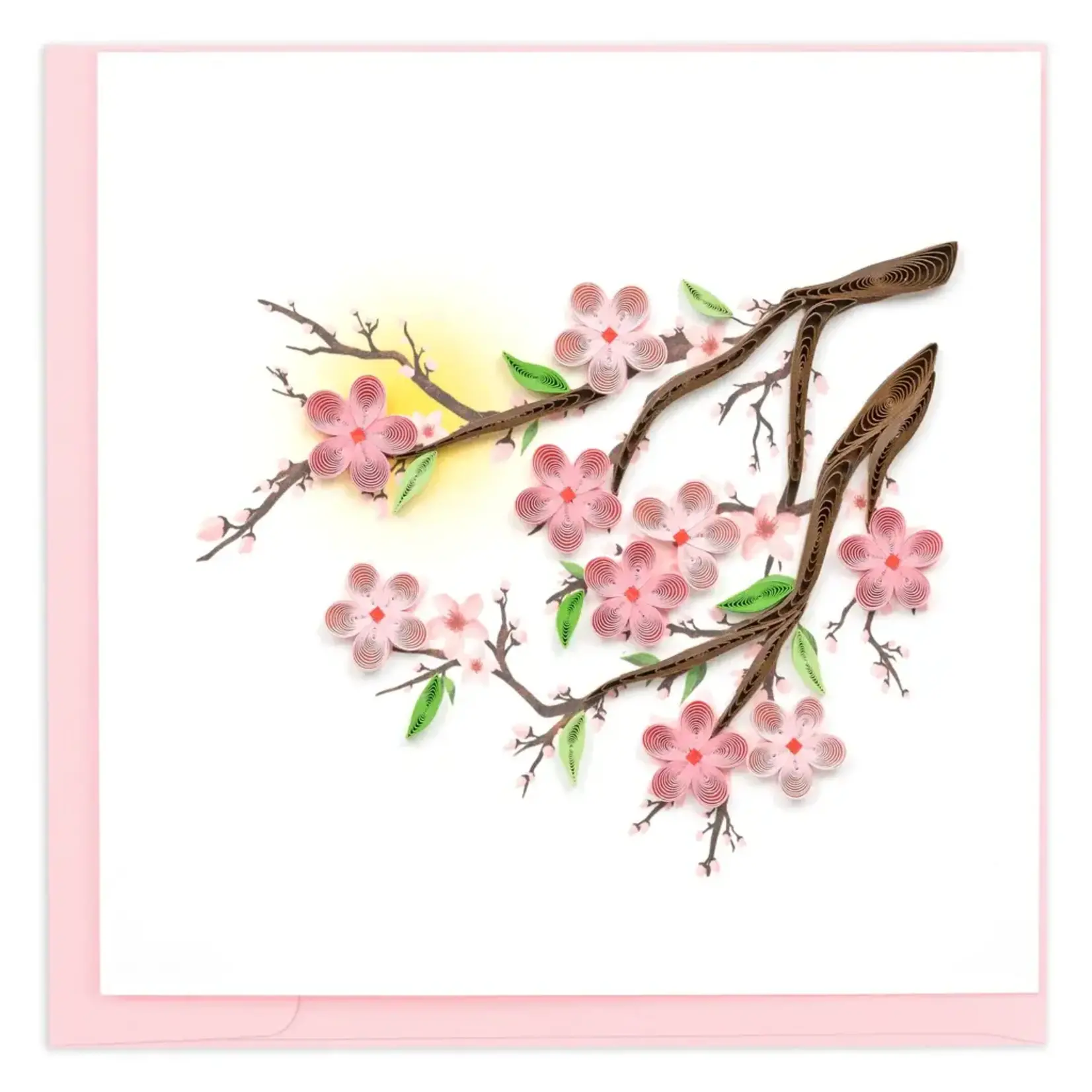 Quilling Cards Cherry Blossoms Quilled Card