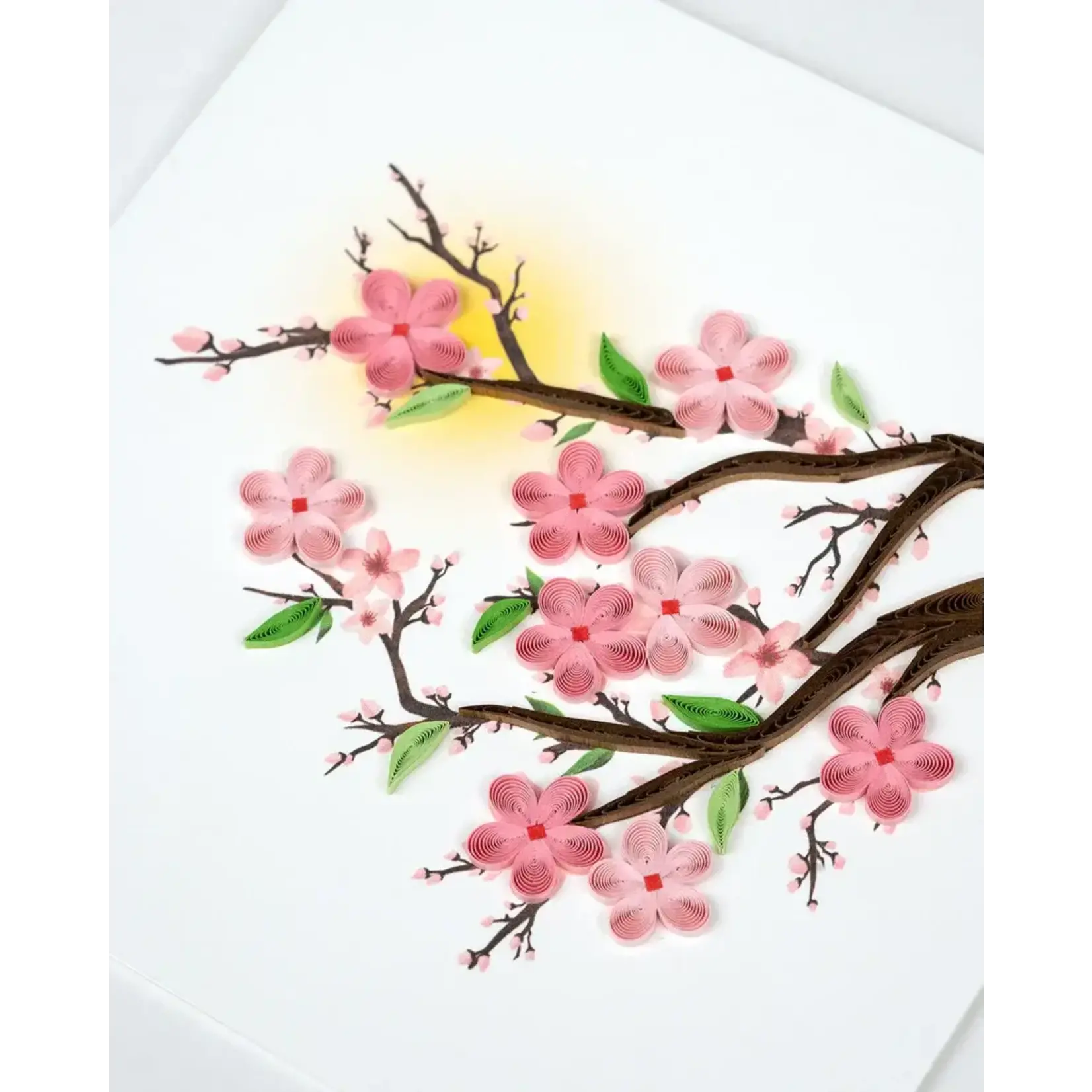 Quilling Cards Cherry Blossoms Quilled Card
