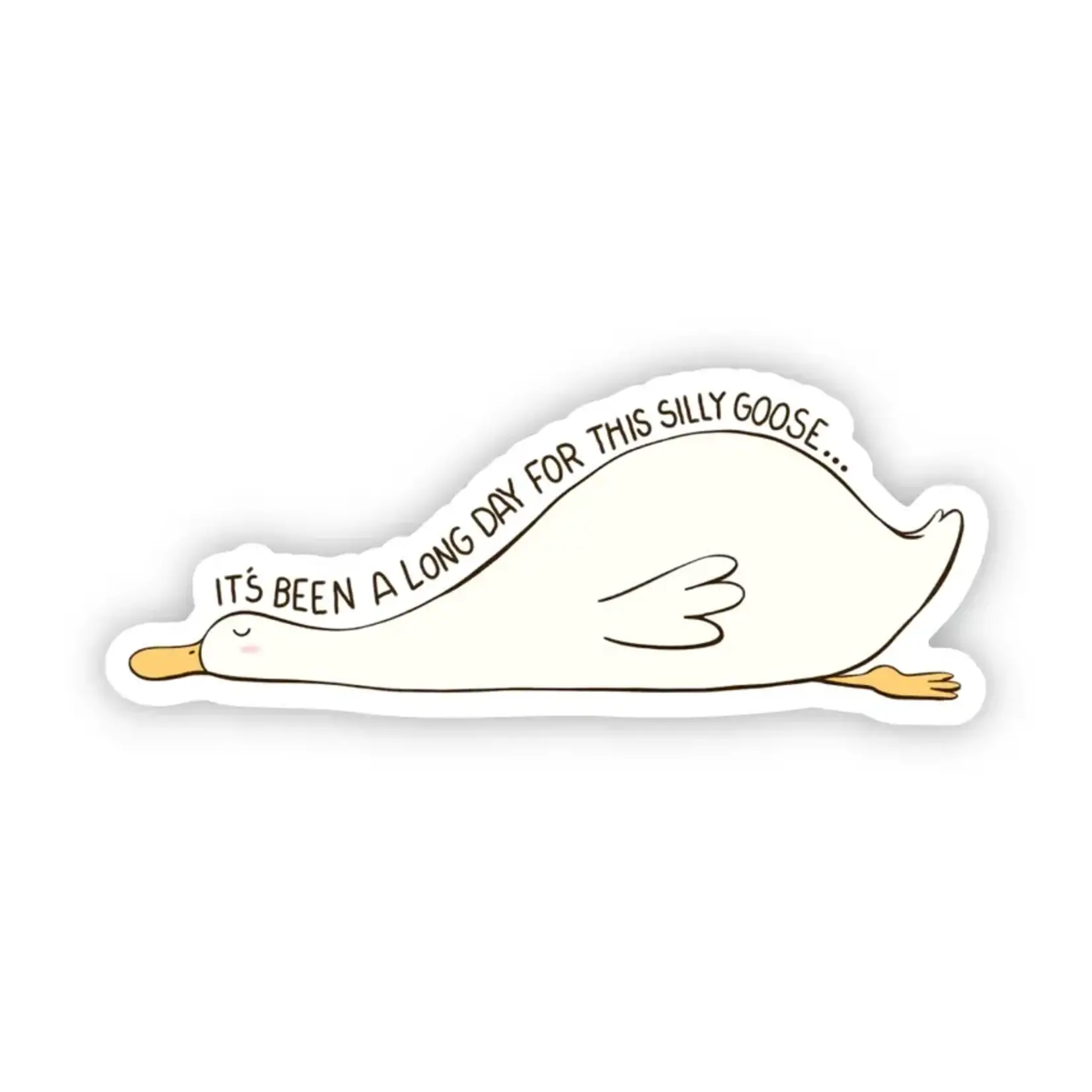 Big Moods It's Been A Long Day Sticker