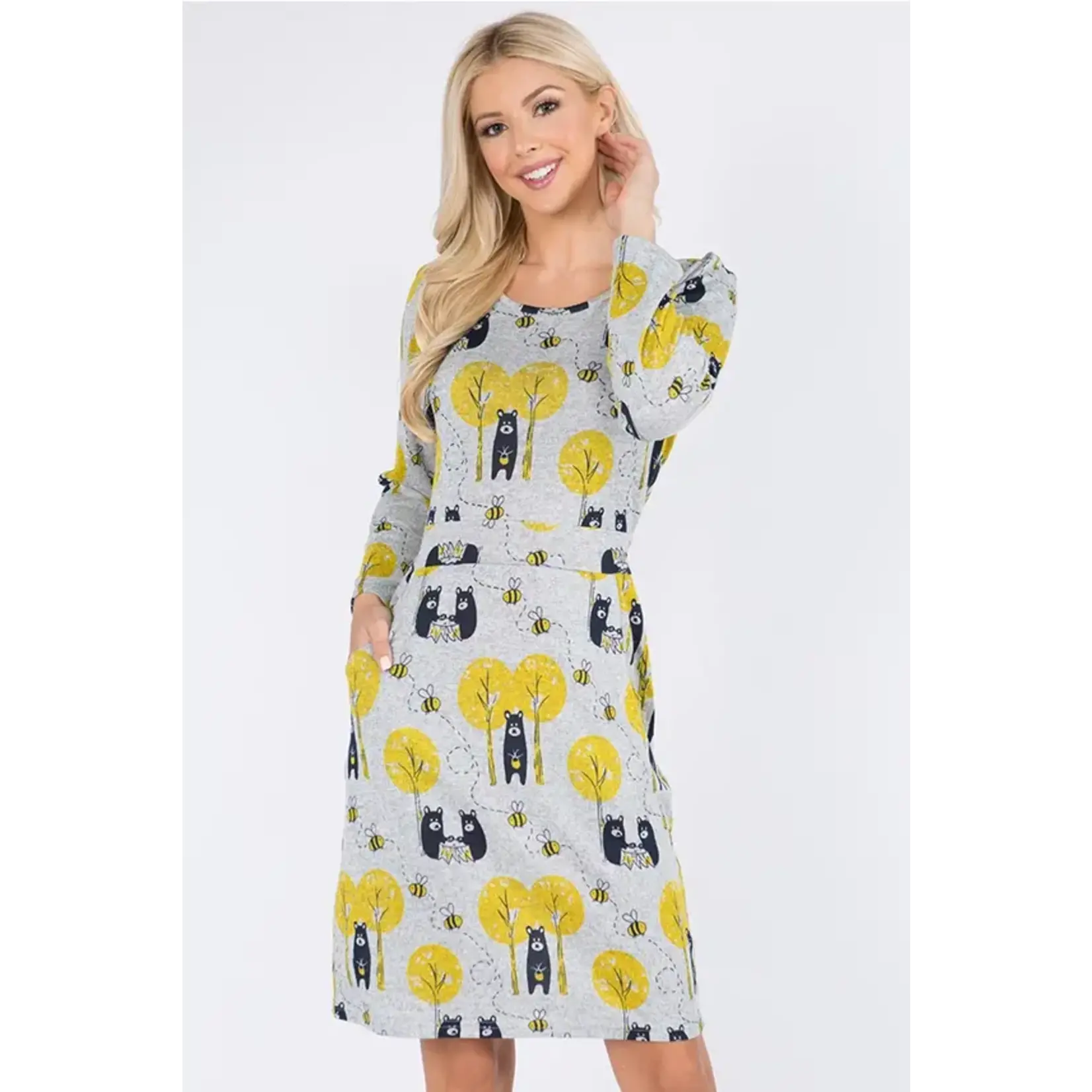 SM Wardrobe Honey Bee Tunic Dress