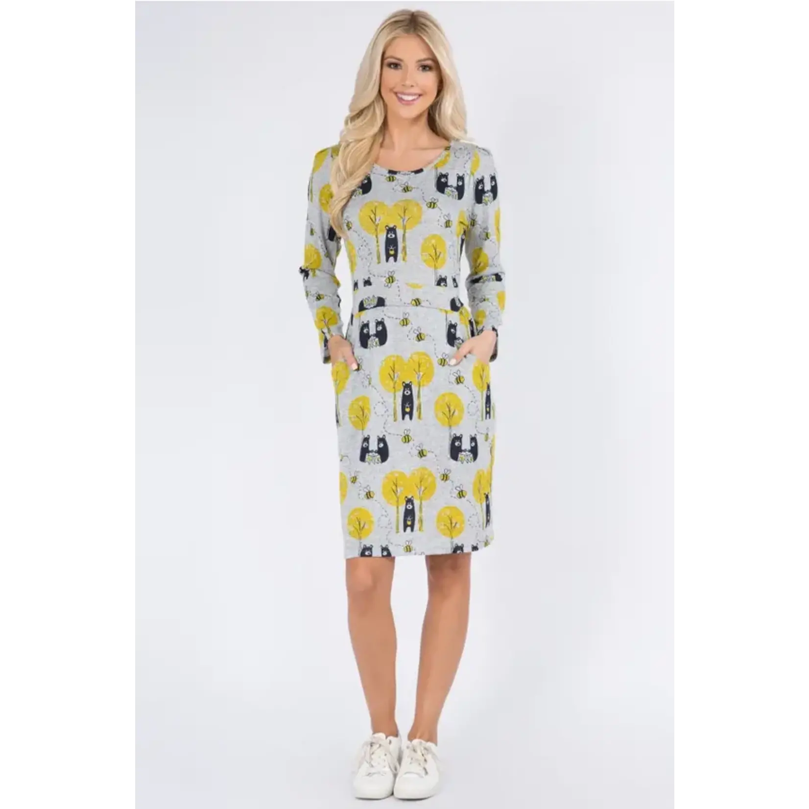 SM Wardrobe Honey Bee Tunic Dress