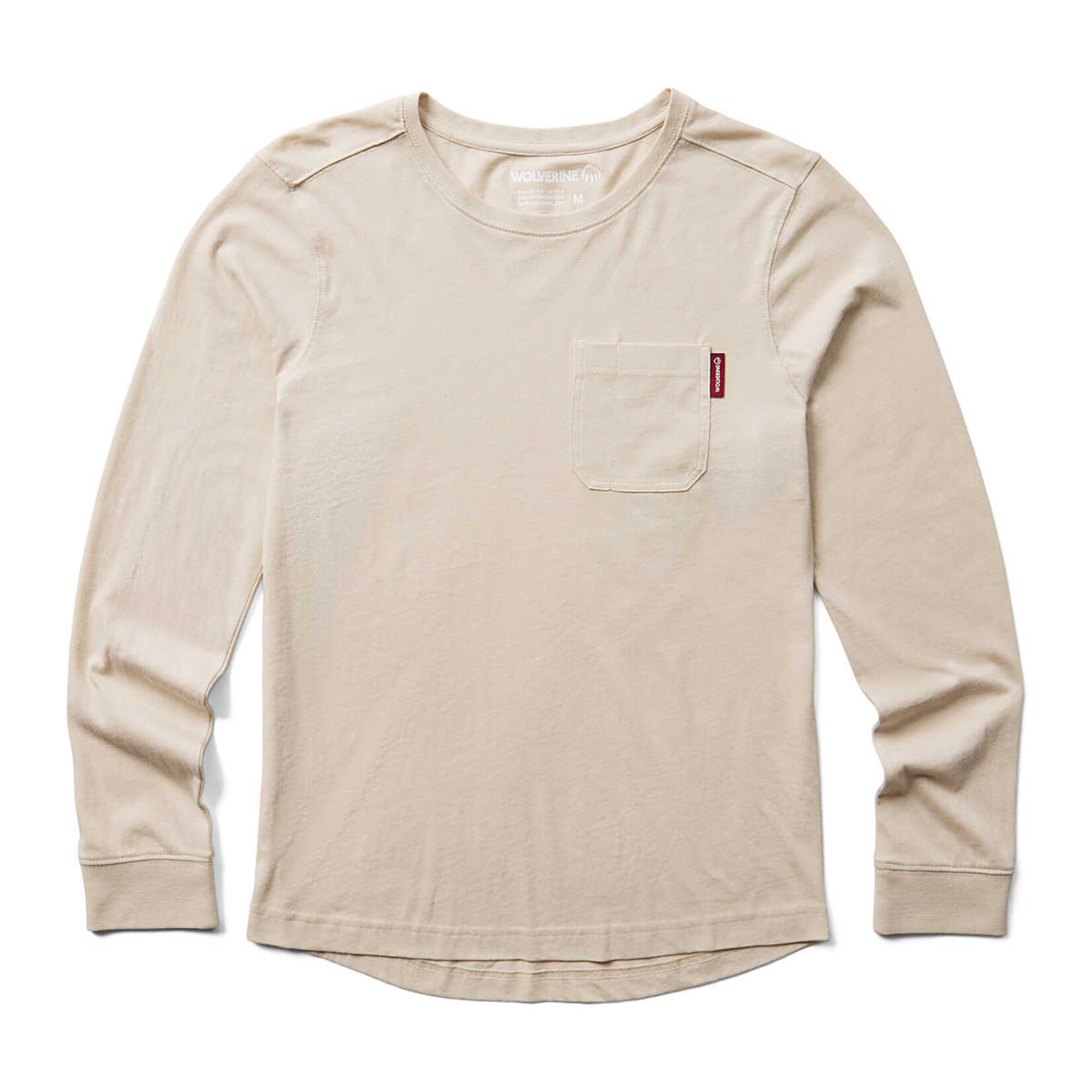 Wolverine Stone Classic Long Sleeve Pocket Tee