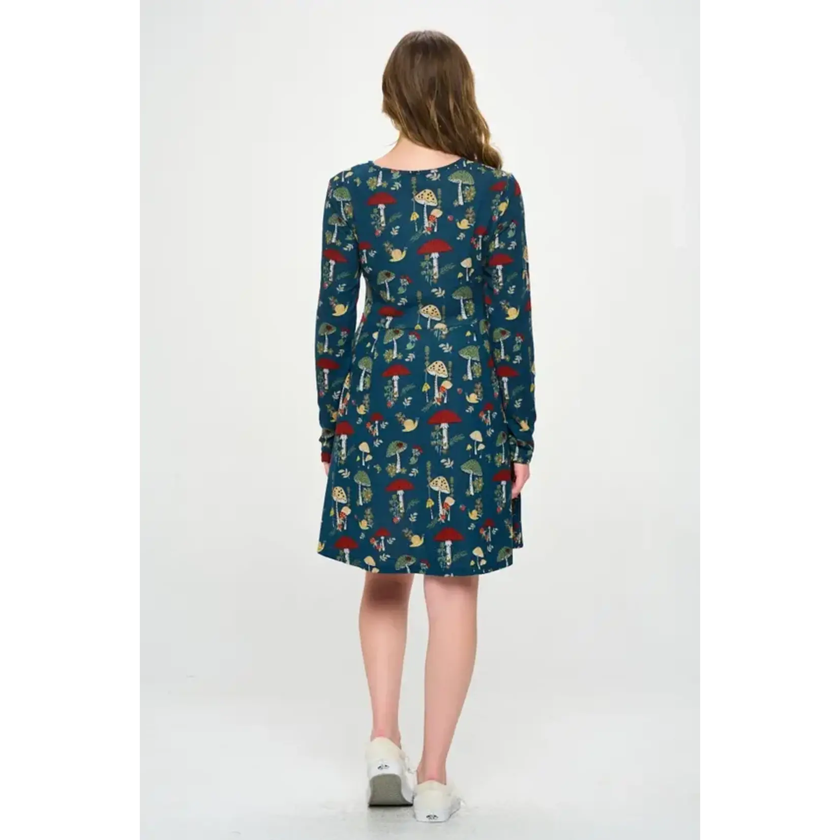 SM Wardrobe Mushroom Print Tunic Dress
