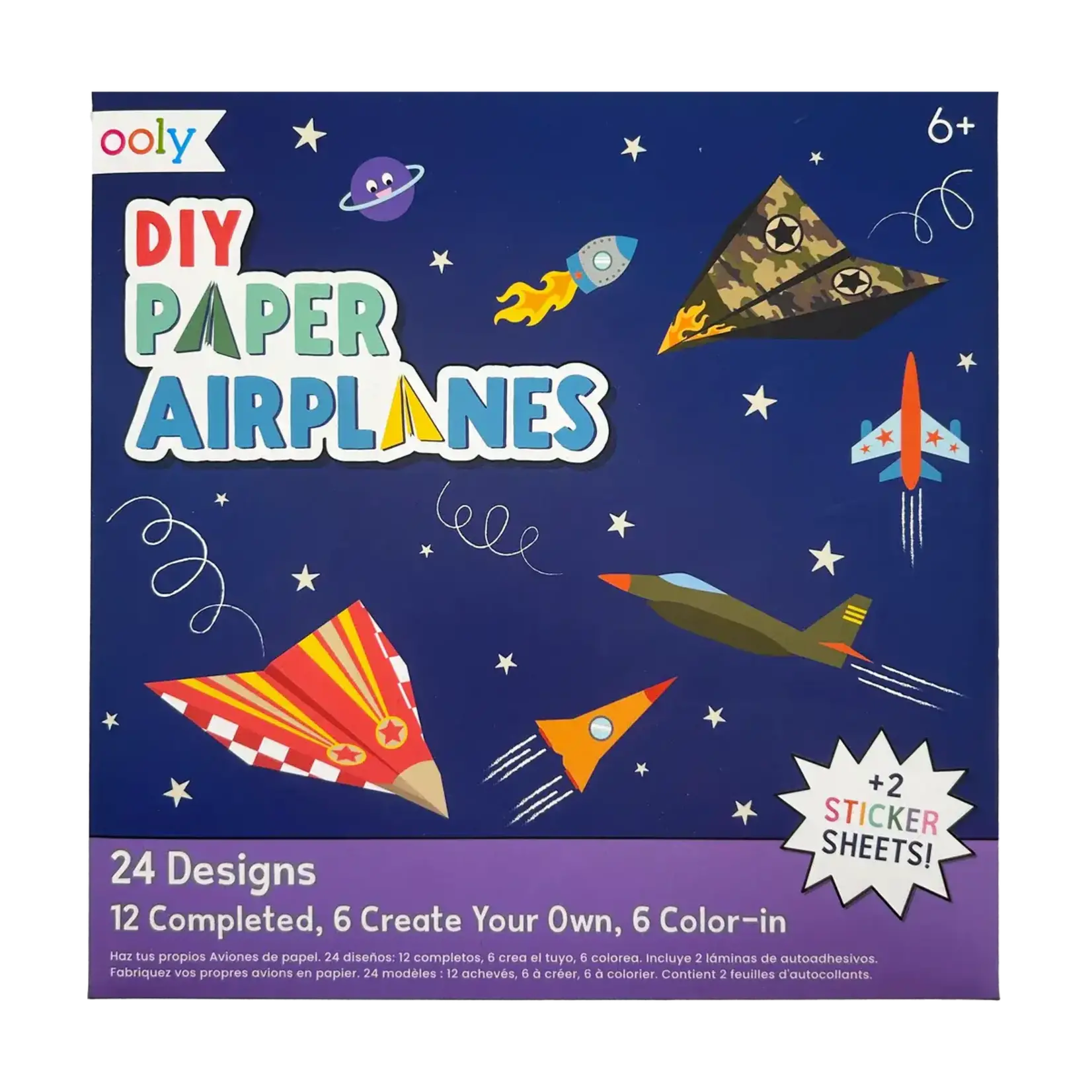 Ooly DIY Paper Airplanes Set