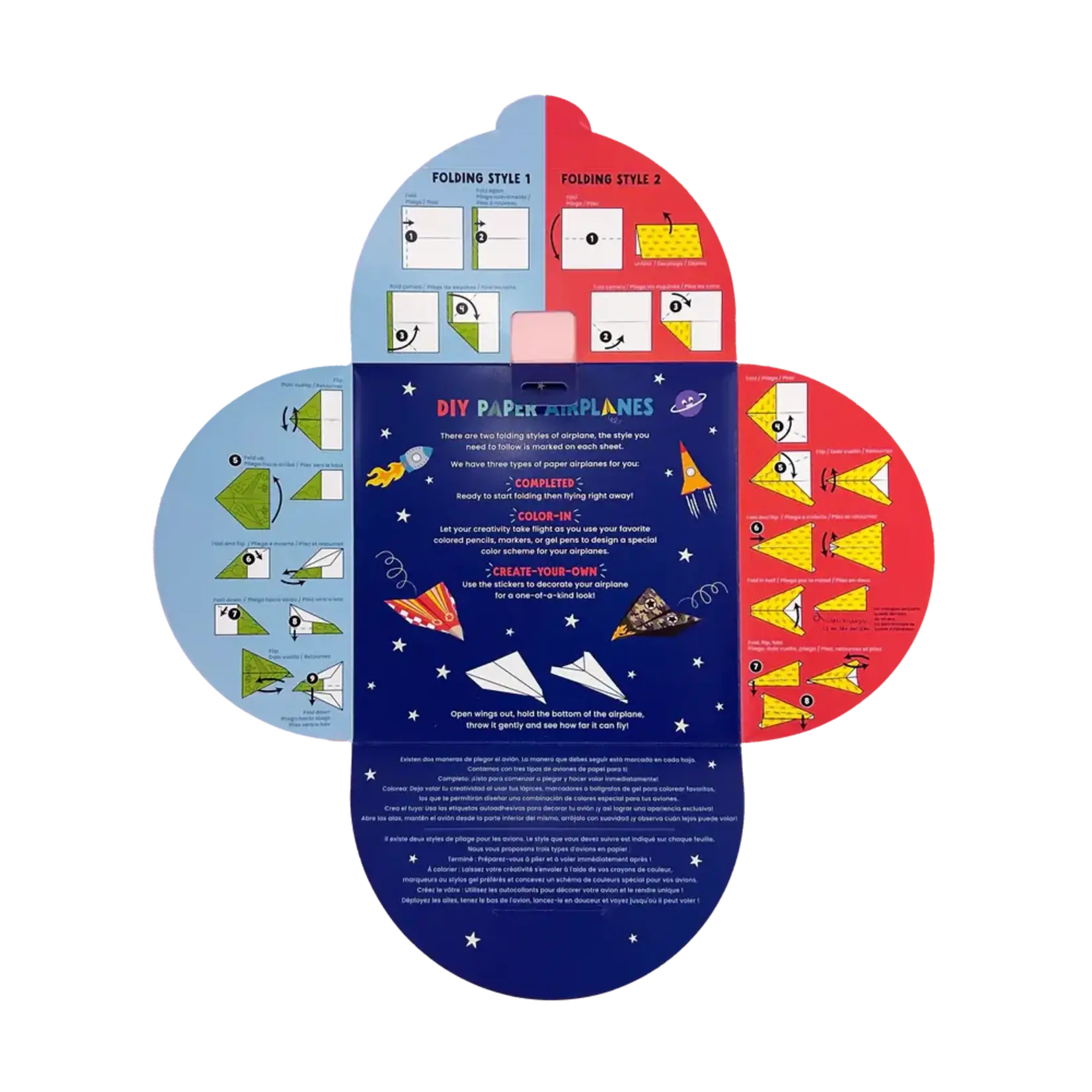Ooly DIY Paper Airplanes Set