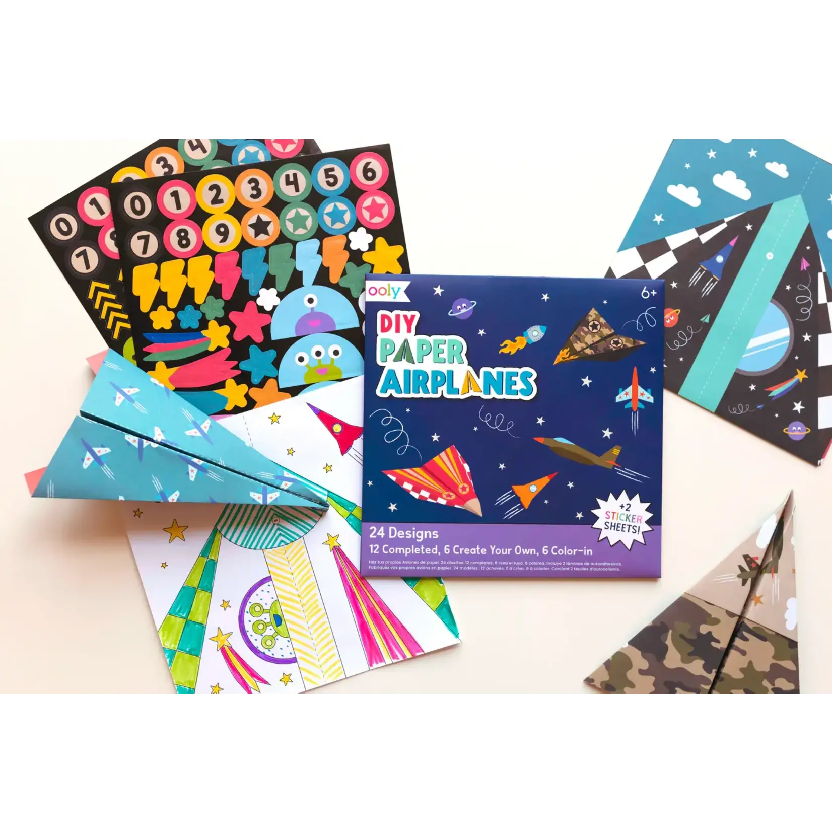 Ooly DIY Paper Airplanes Set