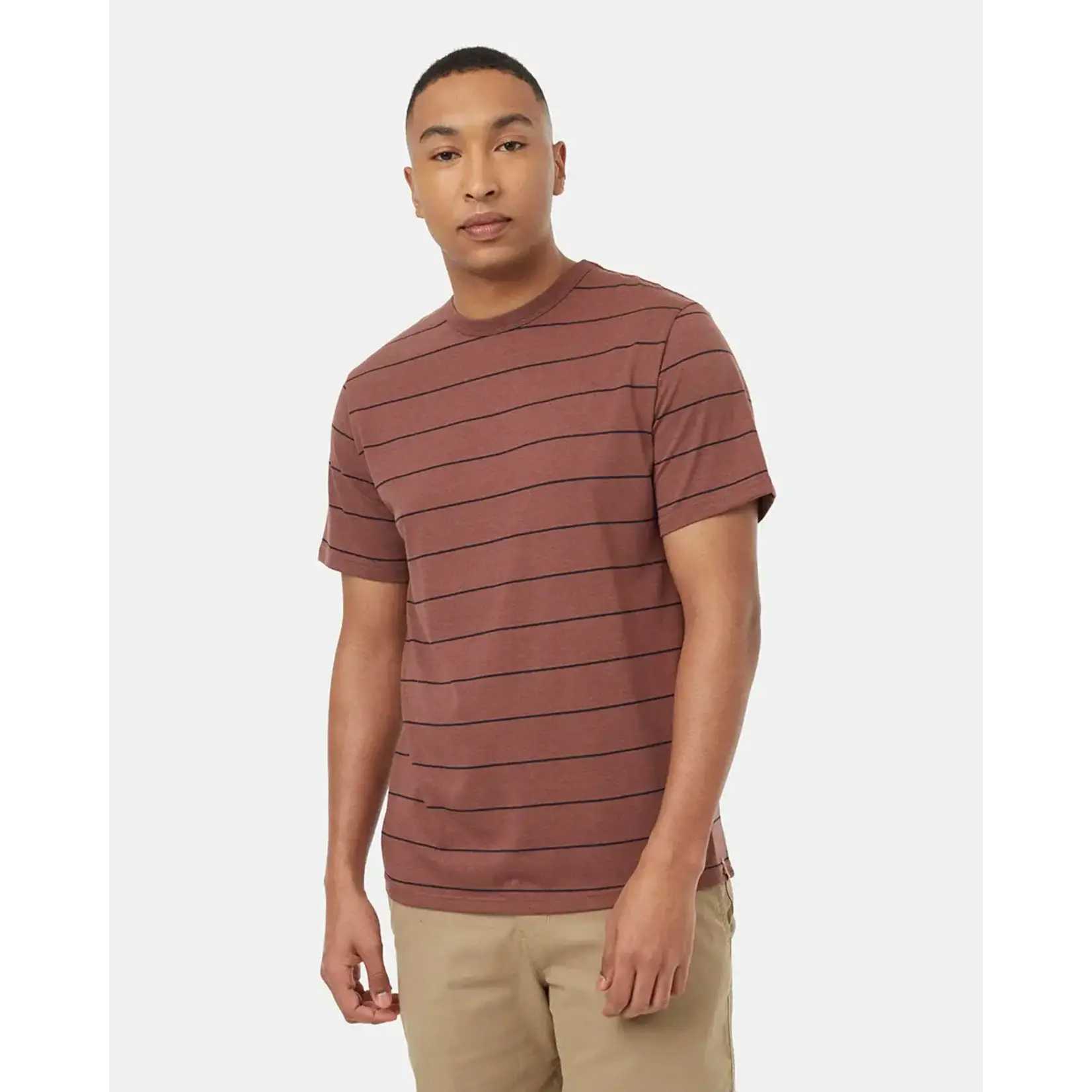 TenTree International Mesa Red TreeBlend Stripe Tee