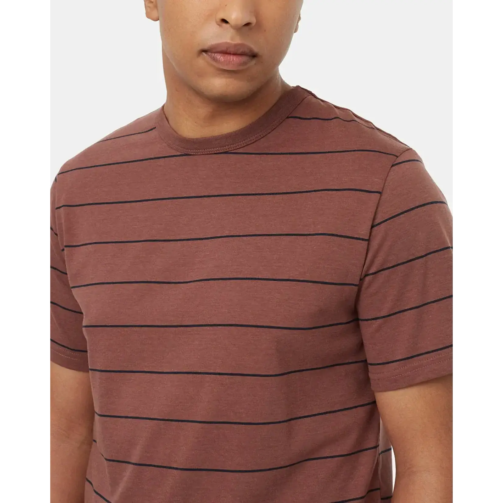 TenTree International Mesa Red TreeBlend Stripe Tee