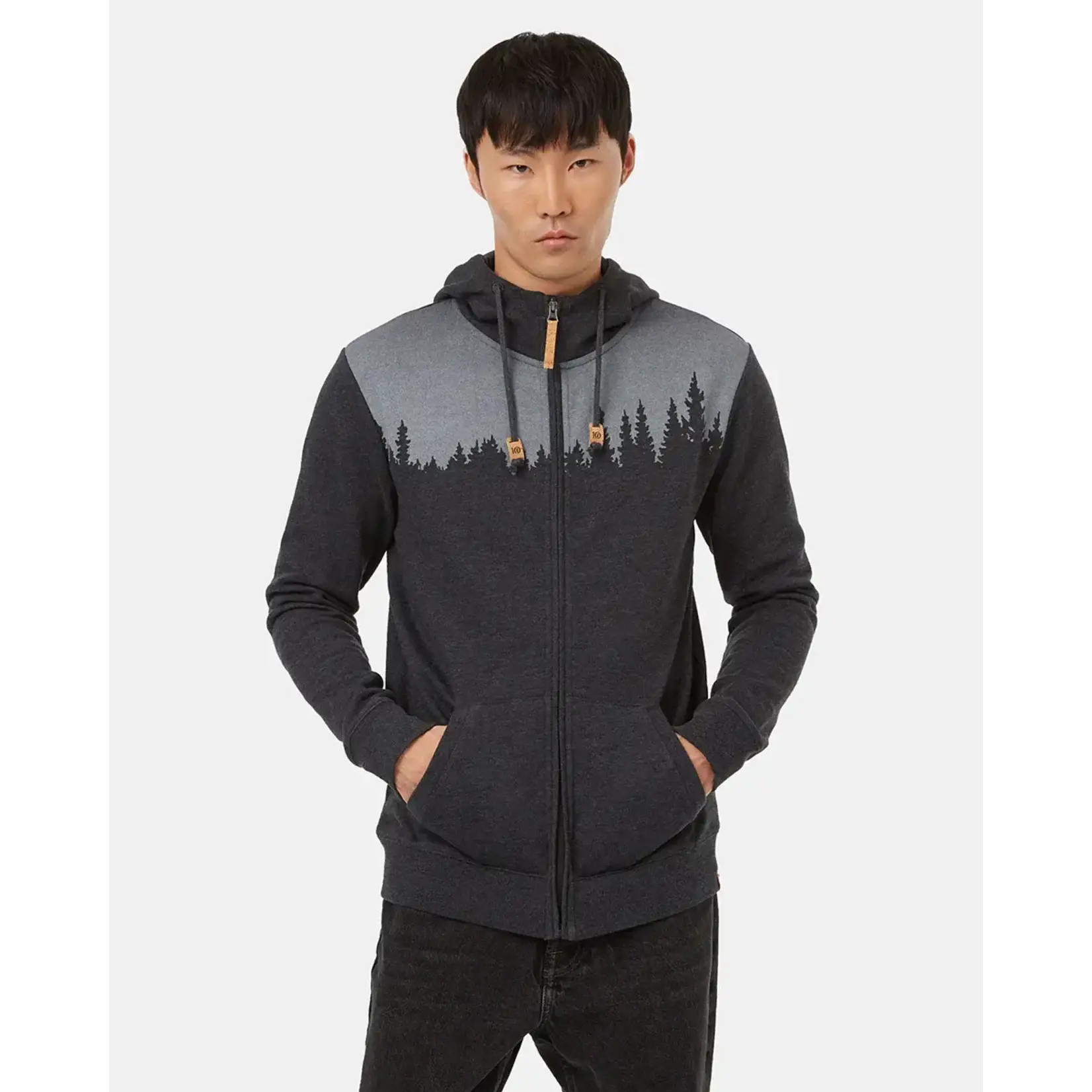 TenTree International Meteorite Black Juniper Zip Hoodie