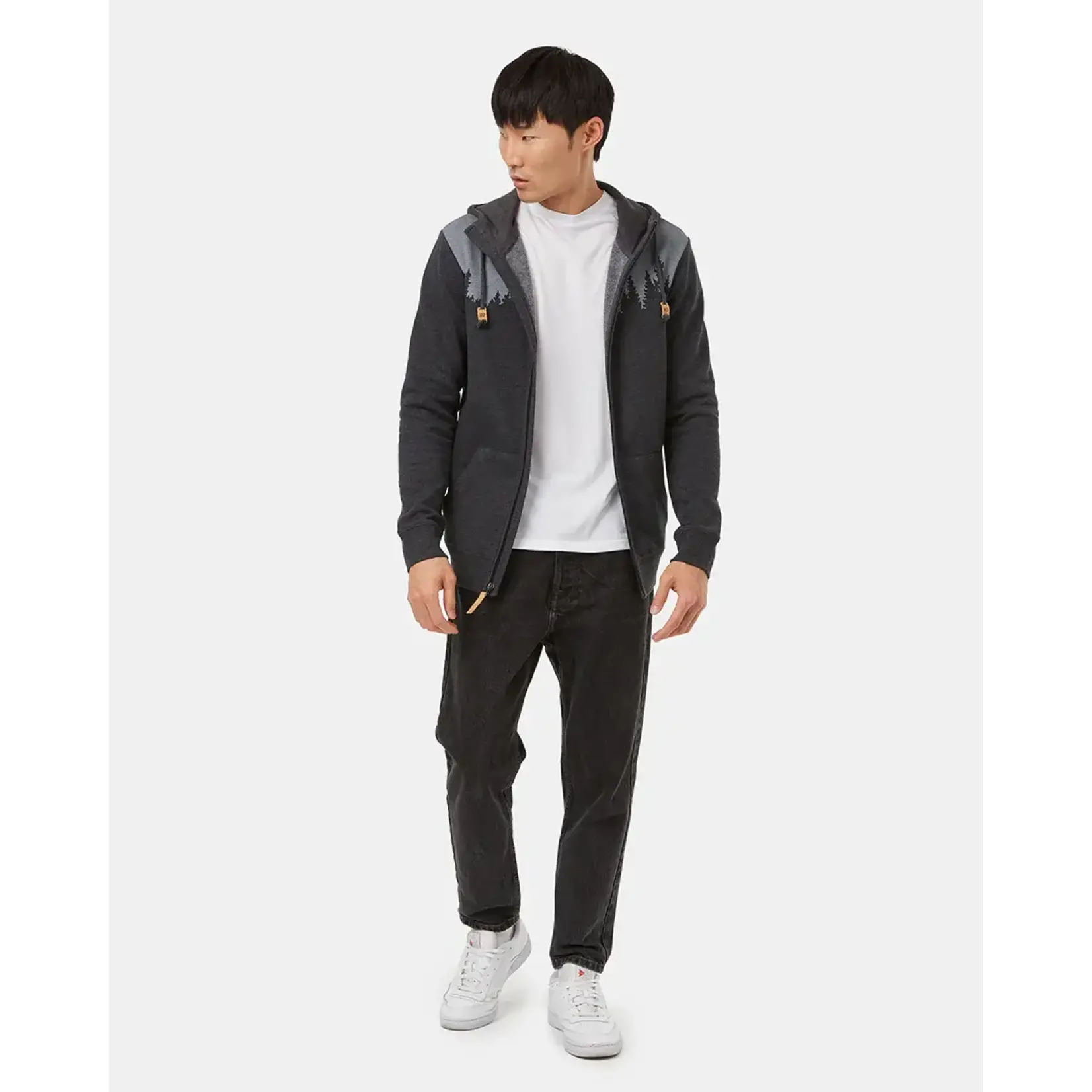 TenTree International Meteorite Black Juniper Zip Hoodie