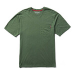 Wolverine Bronze Green Classic Short Sleeve Pocket Tee