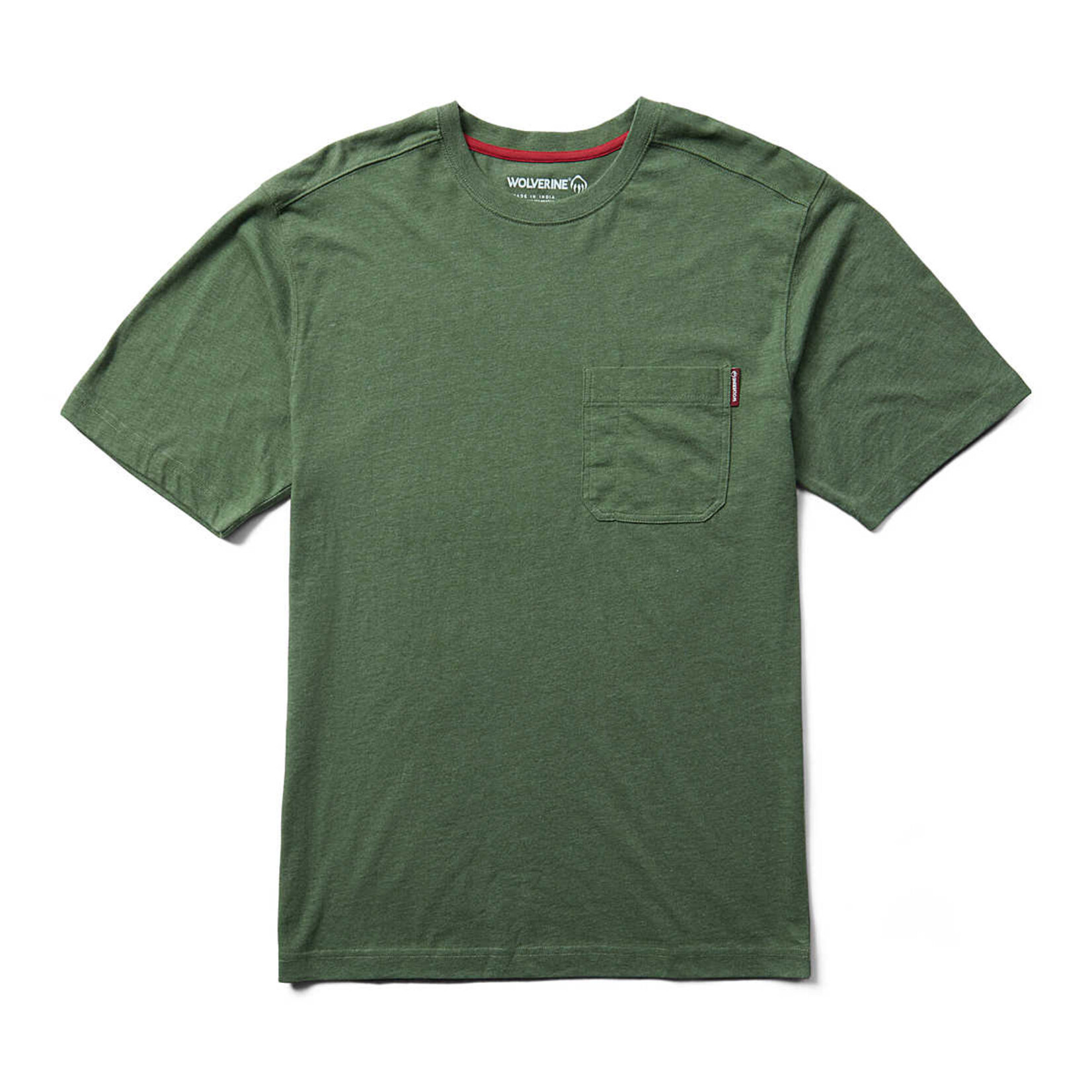 Wolverine Bronze Green Classic Short Sleeve Pocket Tee