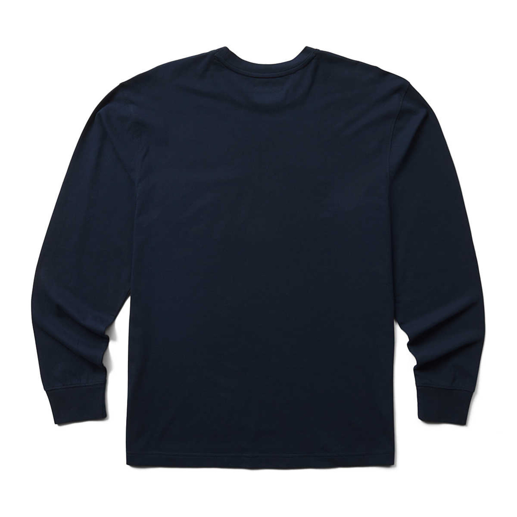 Wolverine Navy Classic Long Sleeve Pocket Tee