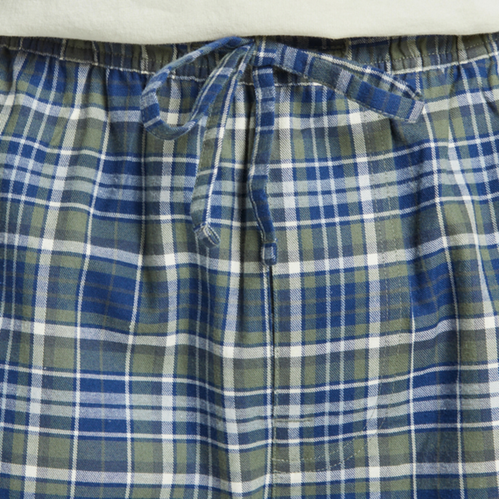 Life is Good Blue & Green Plaid Classic Sleep Pants