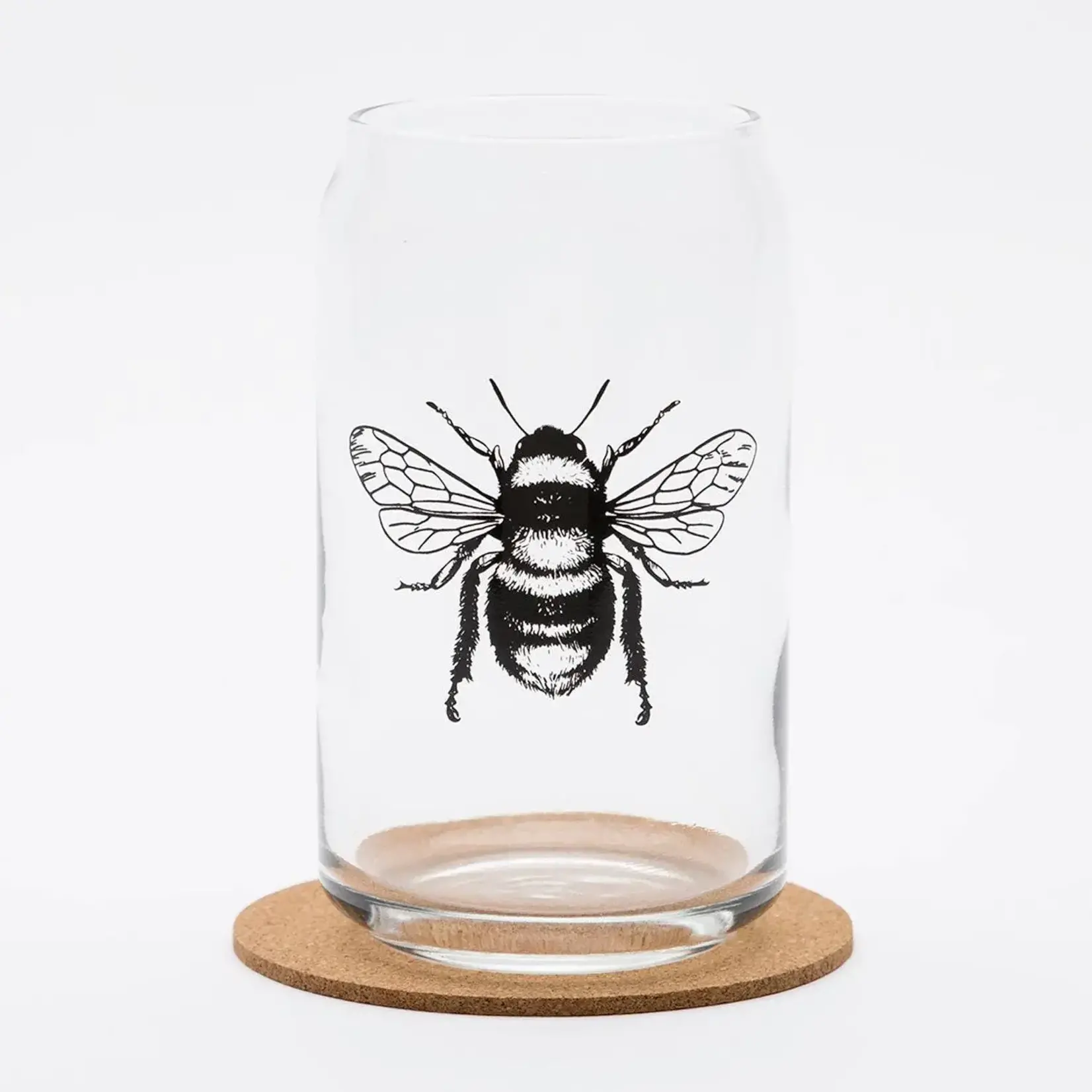 Counter Couture Bumble Bee Can Glass