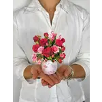 FreshCut Paper Mini Blooming Roses Pop Up Bouquet