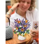 FreshCut Paper Mini Lavender & Butterflies Pop Up Bouquet