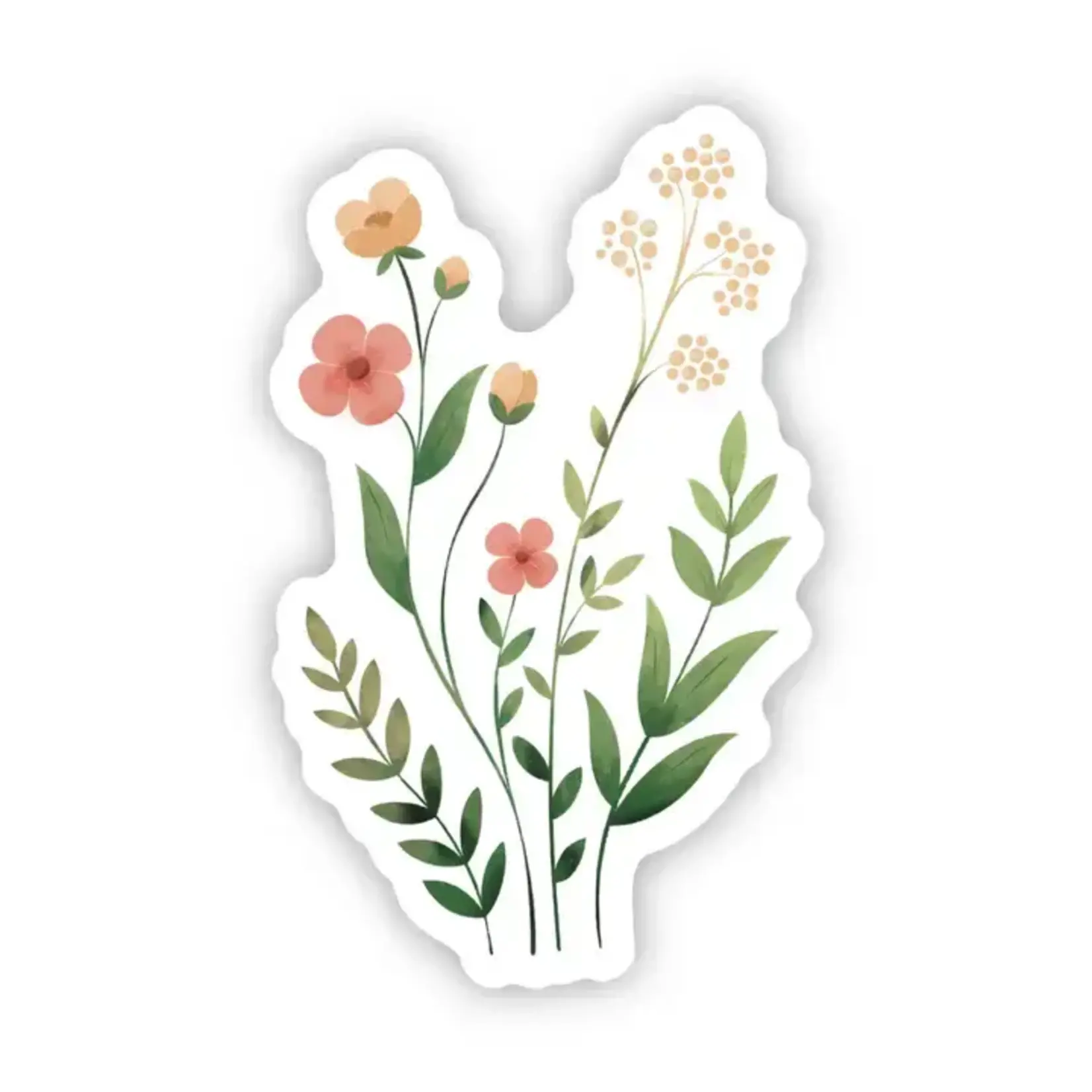 Big Moods Wildflower Illustration Sticker