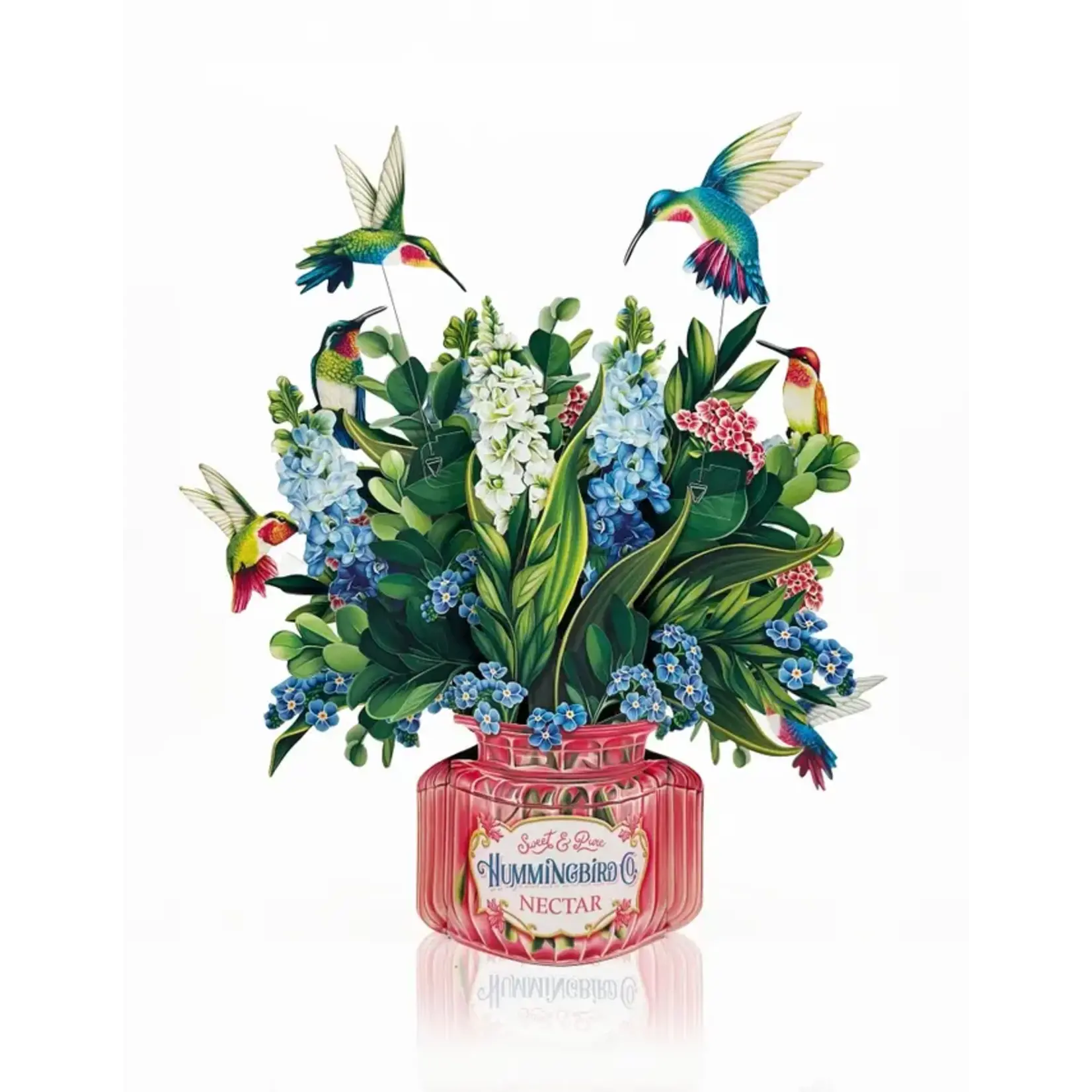 FreshCut Paper Hummingbird Oasis Pop Up Bouquet