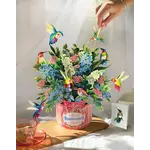 FreshCut Paper Hummingbird Oasis Pop Up Bouquet