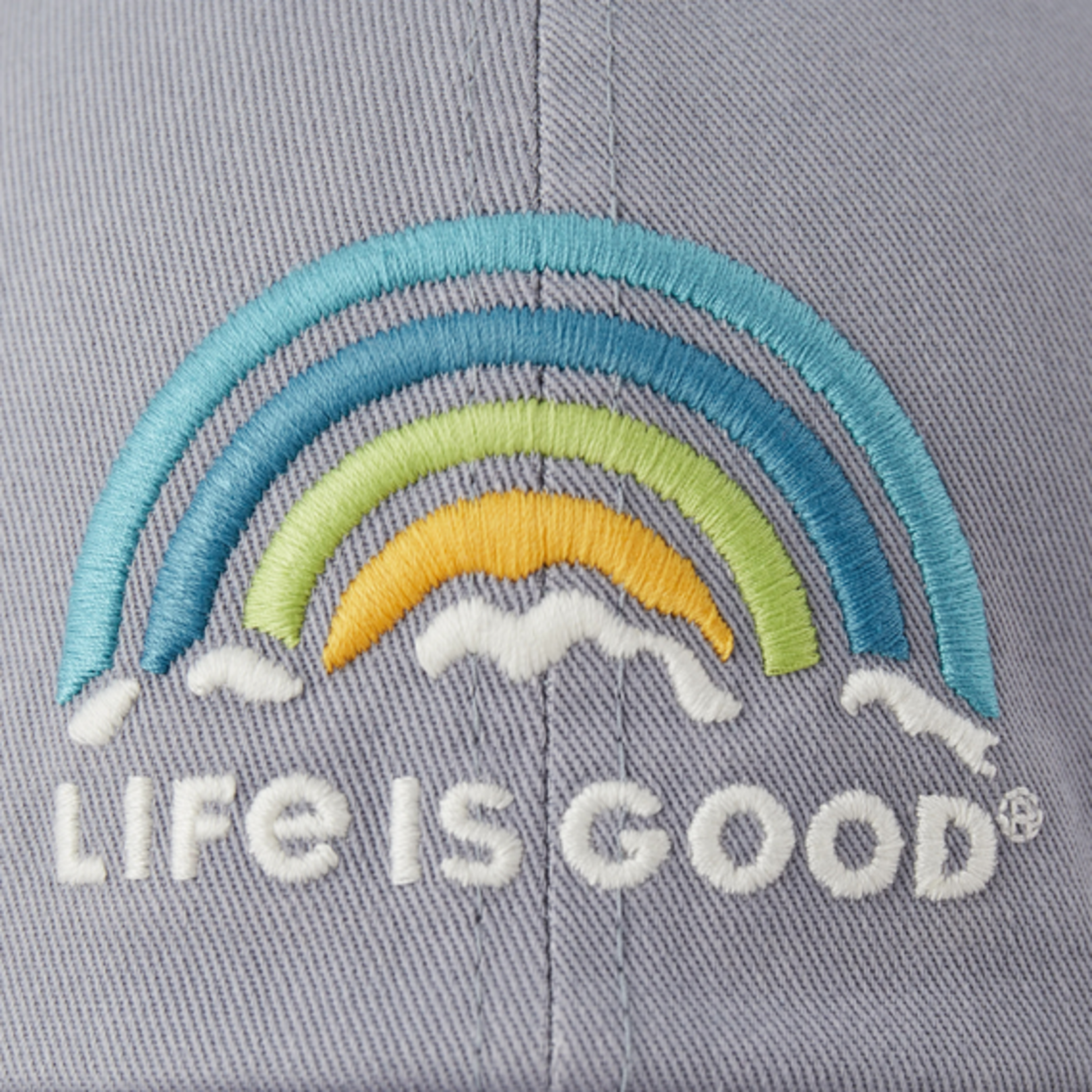 Life is Good Winter Vibes Rainbow Chill Cap