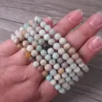 Keystone Crystals 6mm Amazonite Bracelet