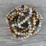 Keystone Crystals 6mm Crazy Lace Jasper Bracelet