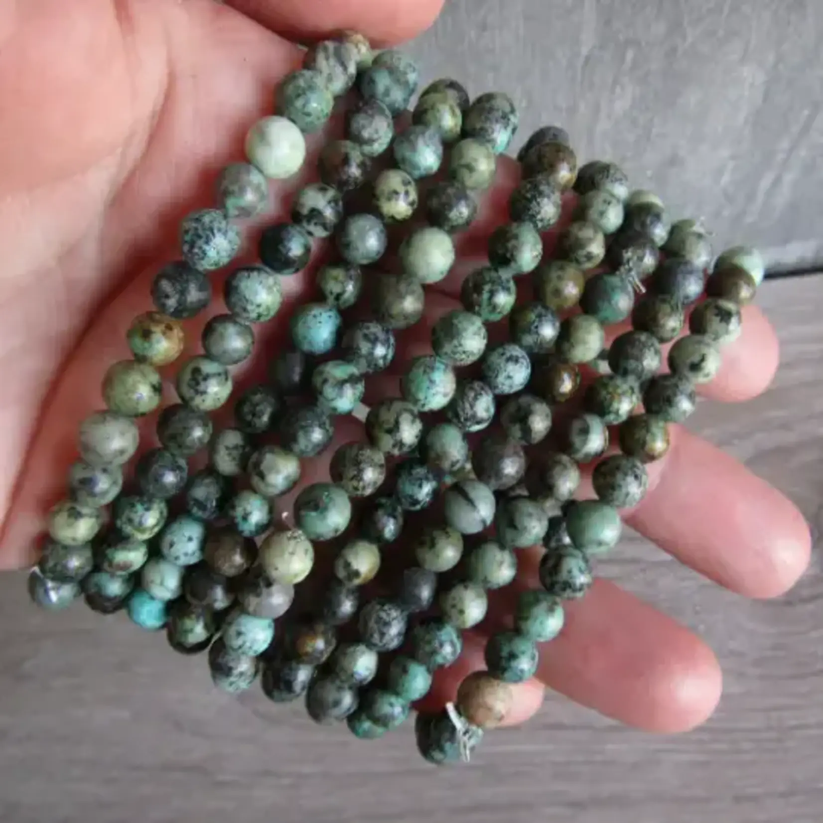Keystone Crystals 6mm Turquoise Bracelet