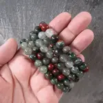 Keystone Crystals 8mm African Bloodstone Bracelet
