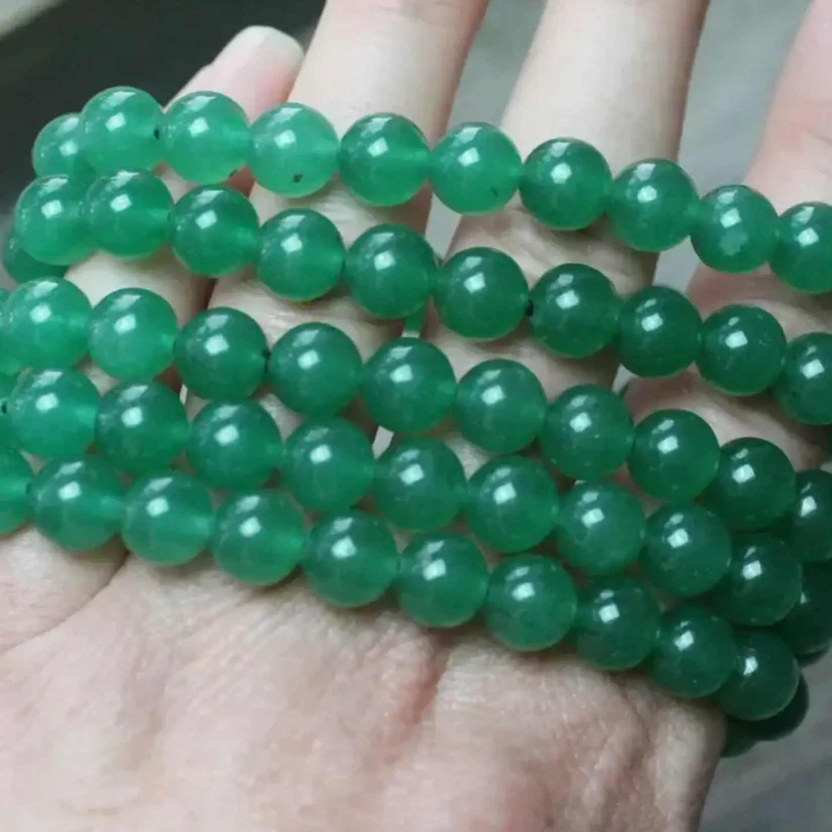 Keystone Crystals 8mm Aventurine Bracelet