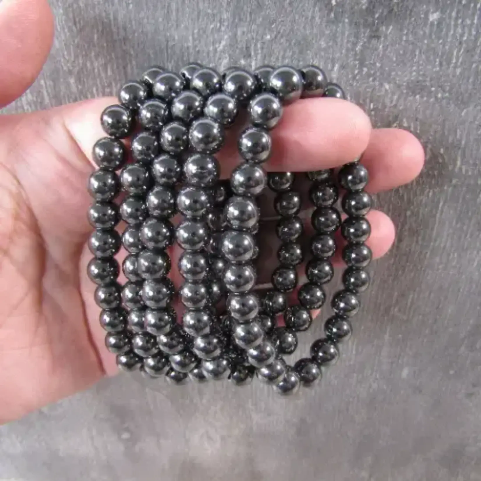 Keystone Crystals 8mm Hematite Bracelet