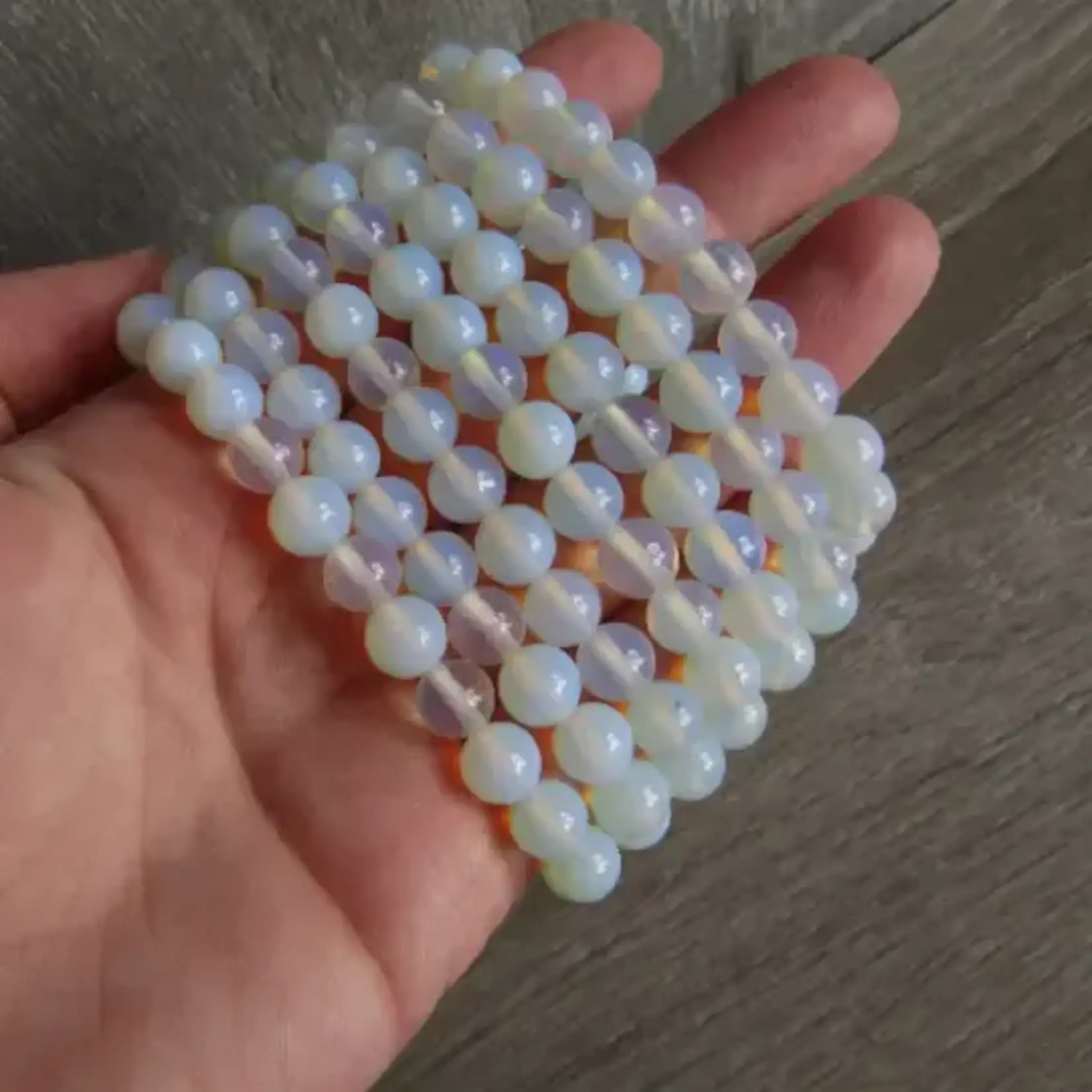 Keystone Crystals 8mm Opalite Bracelet