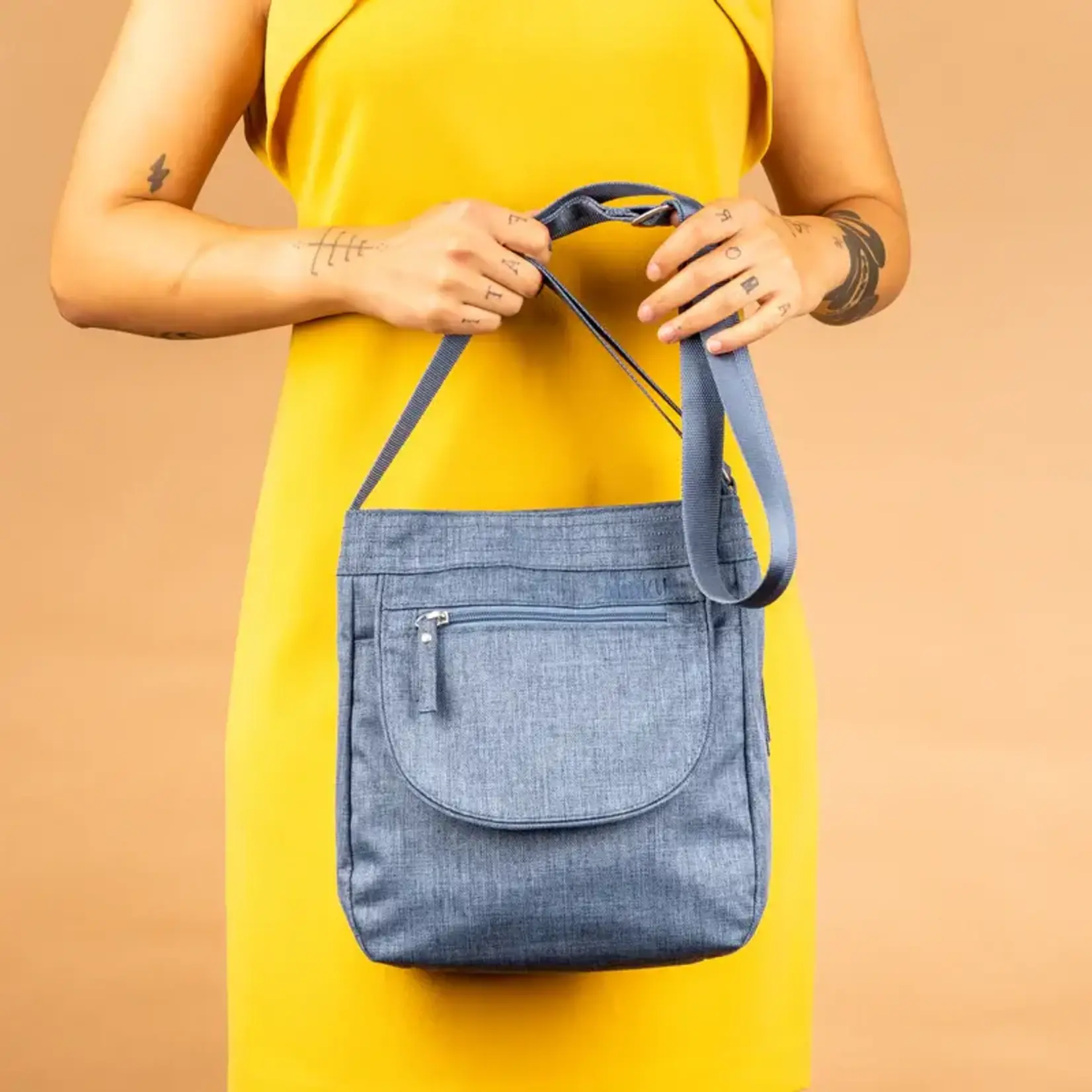 Haiku Jaunt Crossbody bag- River Rock Blue