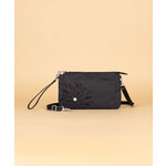 Haiku Black In Bloom Stride Wristlet