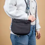 Haiku Black In Bloom Lark Crossbody