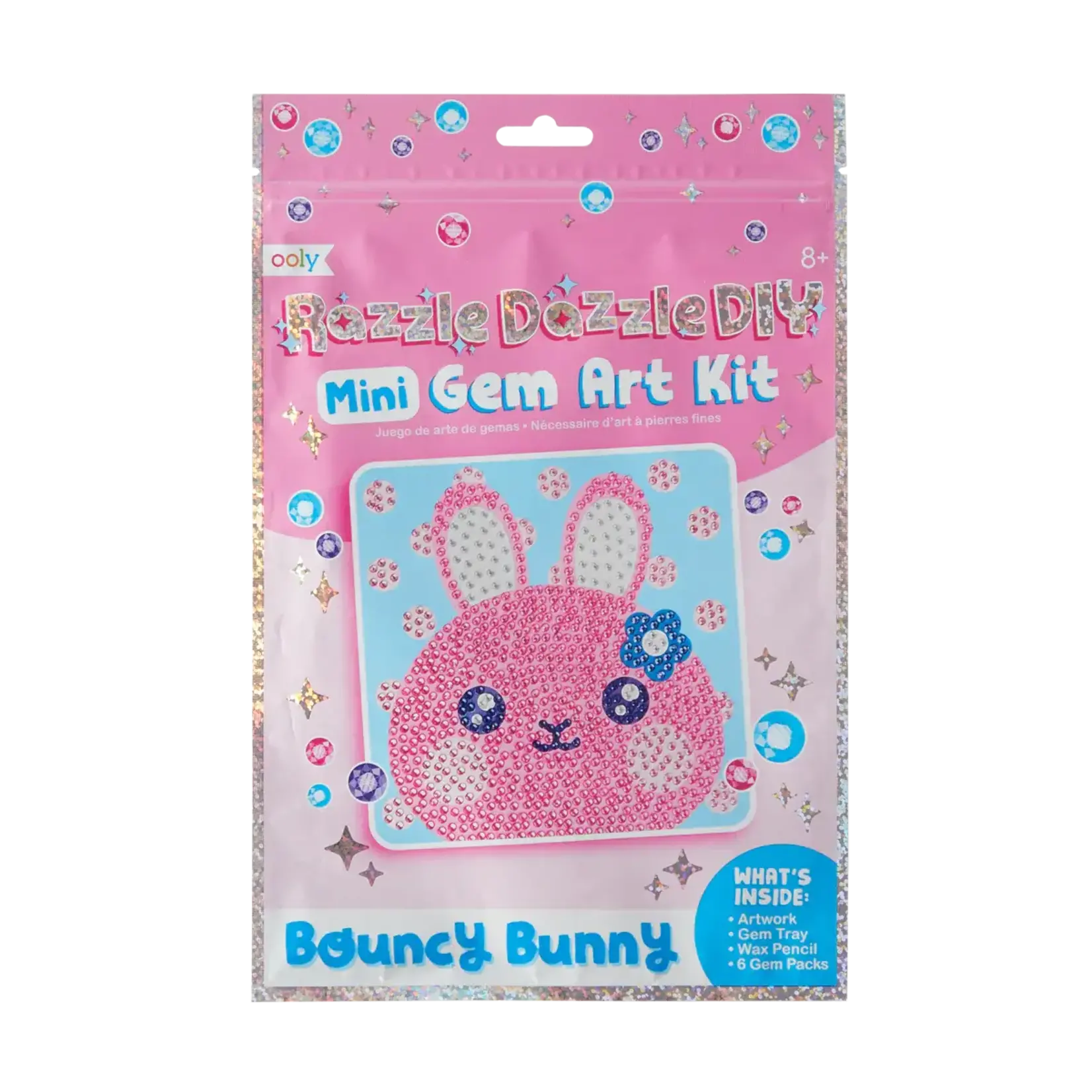 Ooly Bouncy Bunny Razzle Dazzle Mini Gem Art Kit