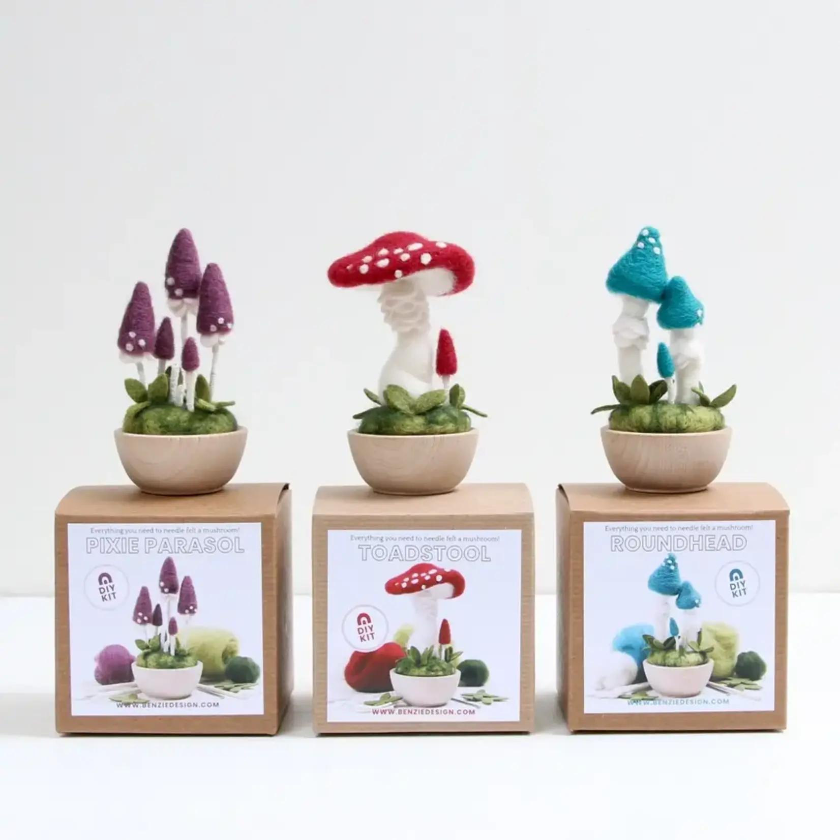 Benzie Design Blue Roundhead Felting Kit