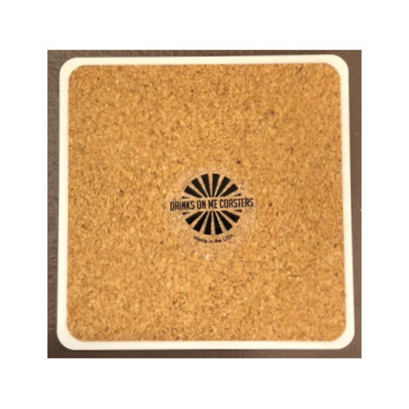 Drinks On Me Eyebrows Coaster
