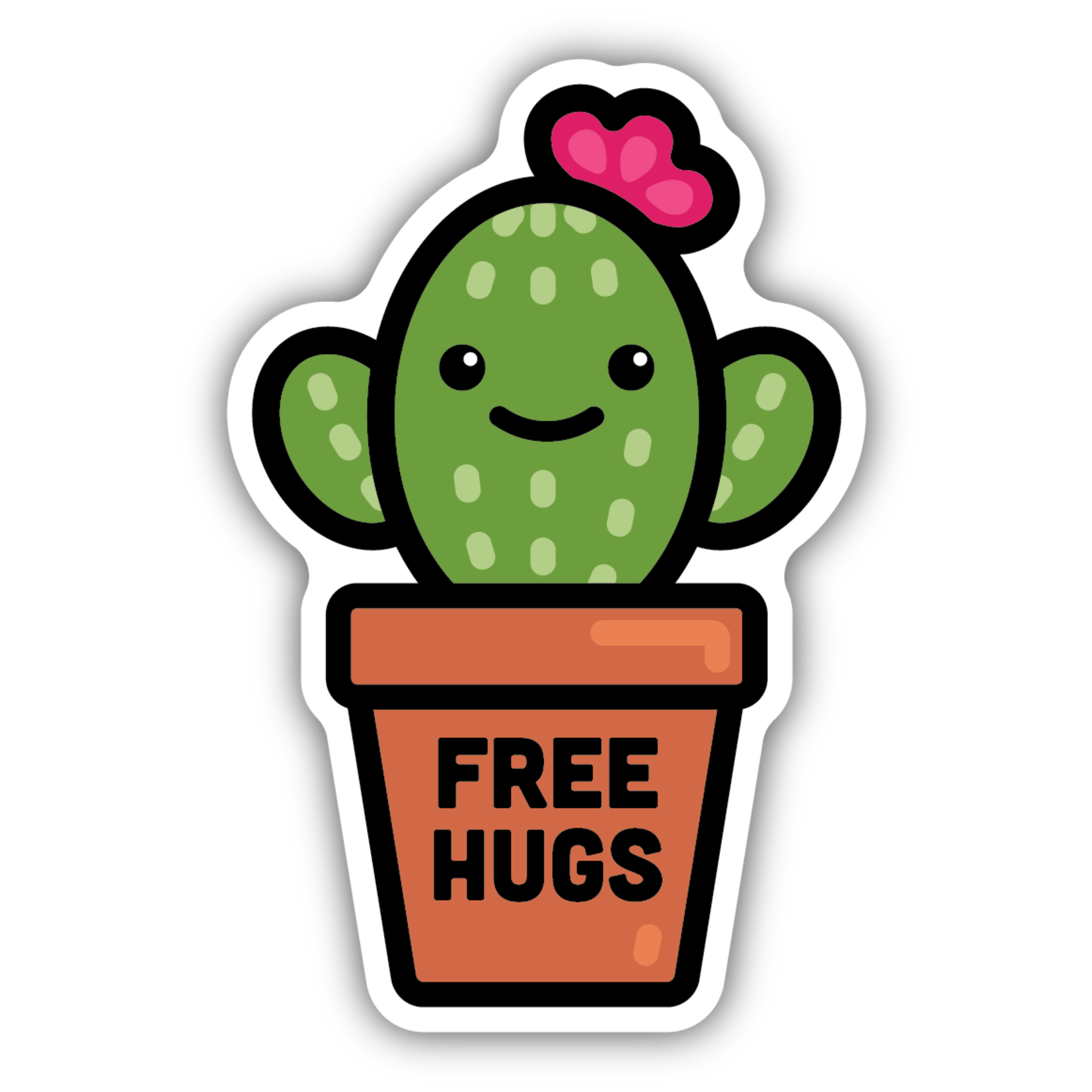 Stickers Northwest Free Hugs Cactus Sticker
