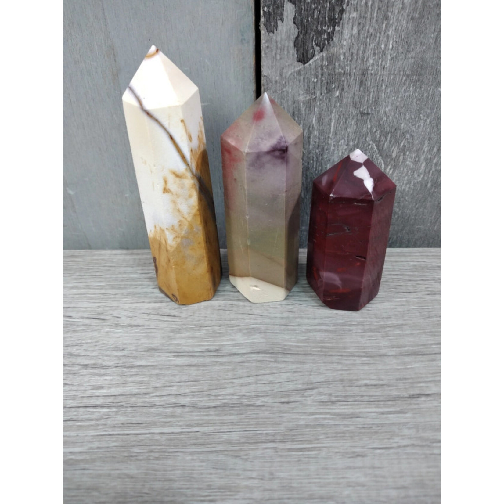 Keystone Crystals Mookaite Jasper Tower