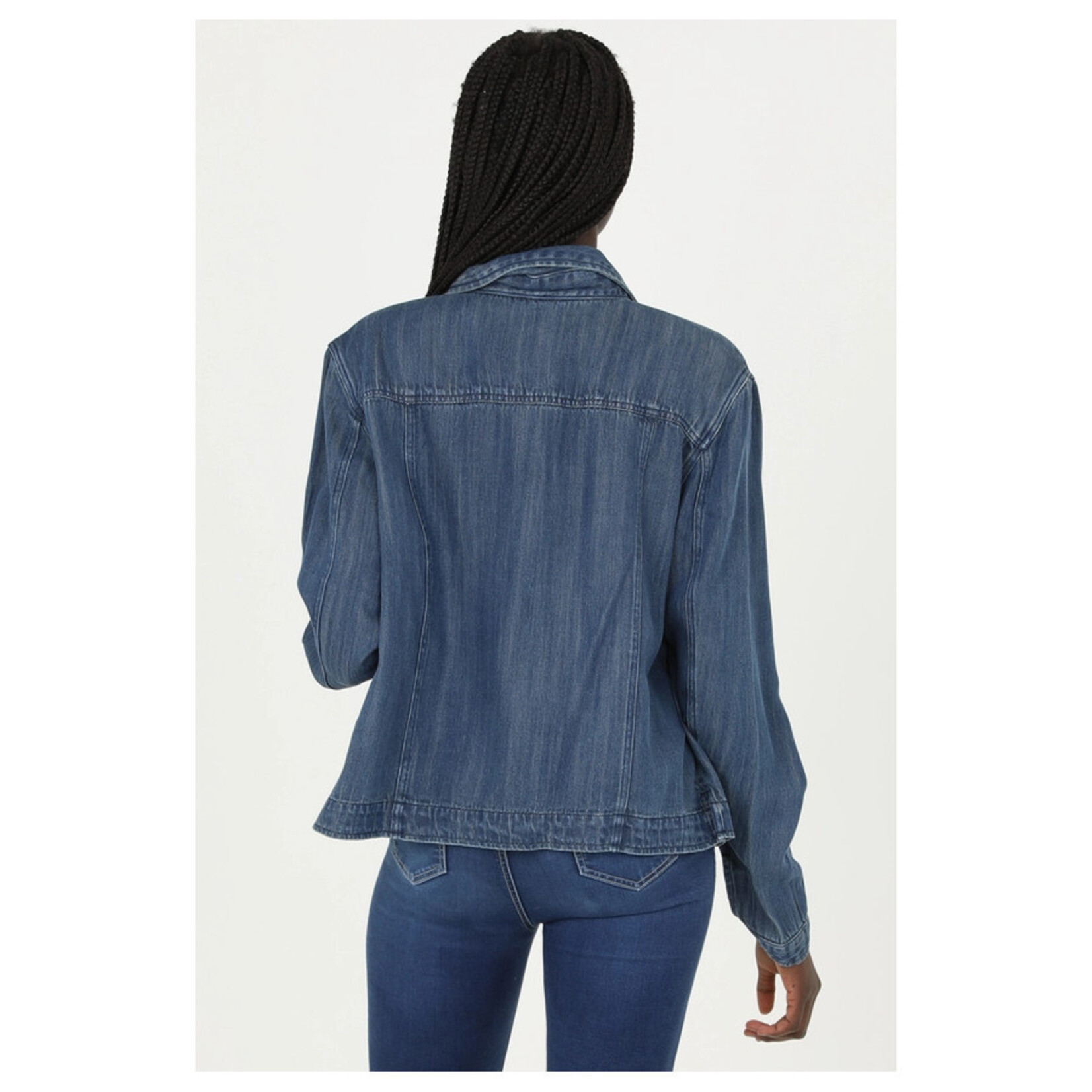 Angie Dark Wash Denim Jacket