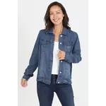 Dark Wash Tencel Denim Jacket