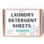 Sunella Co Eco Laundry Detergent Sheets, 60 Loads