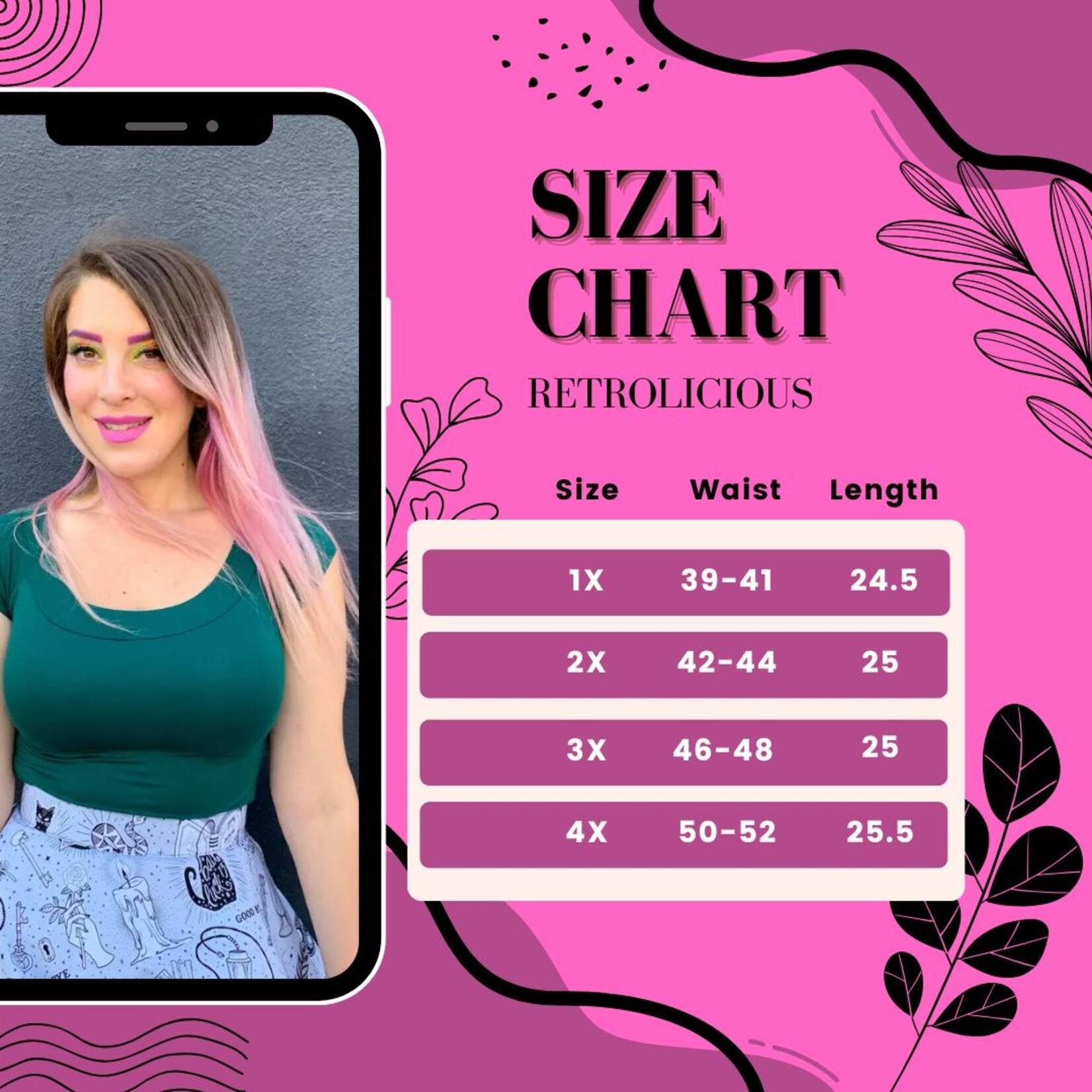 Retrolicious Constellations A Line Skirt