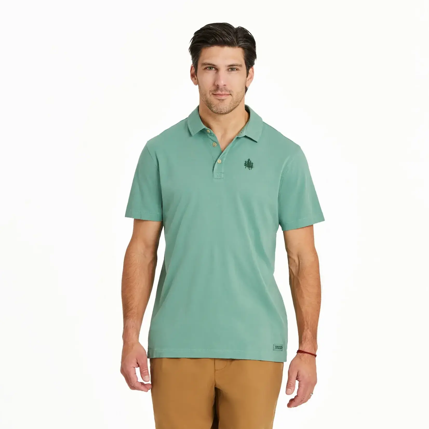 Life is Good Simple Forest Crusher-LITE Polo